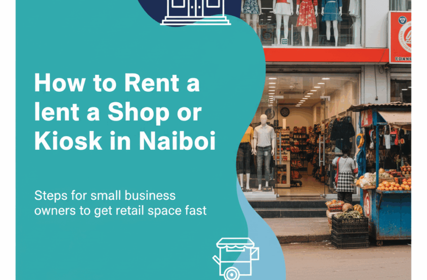 🏪 How to Rent a Shop or Kiosk…